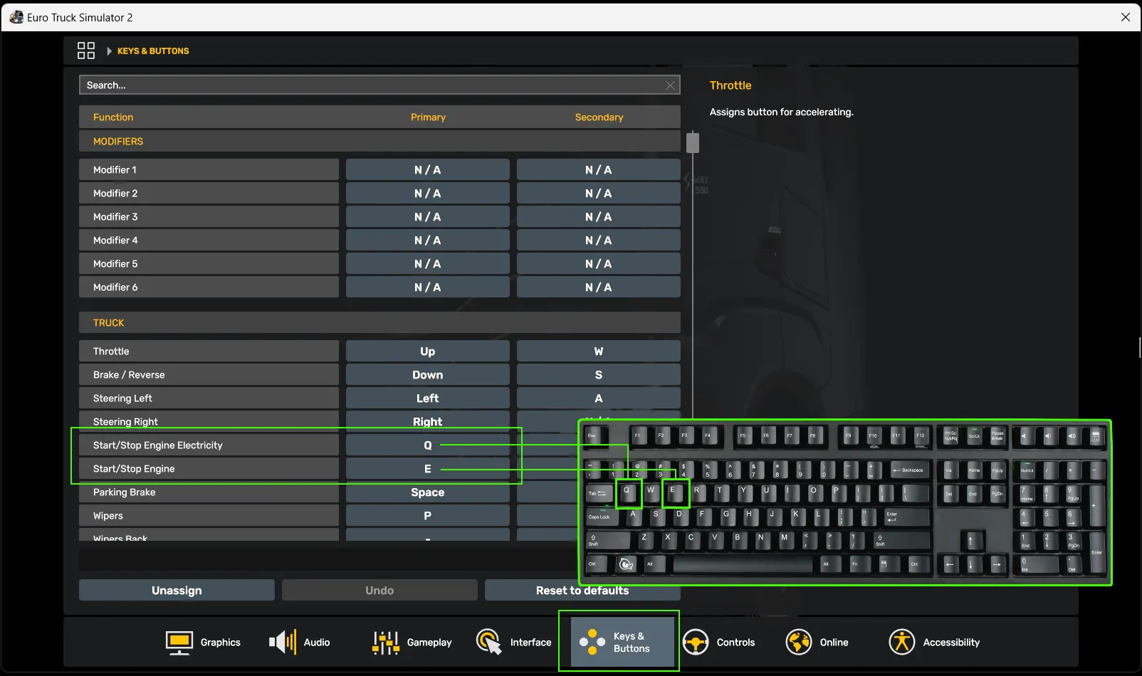 Key Binding