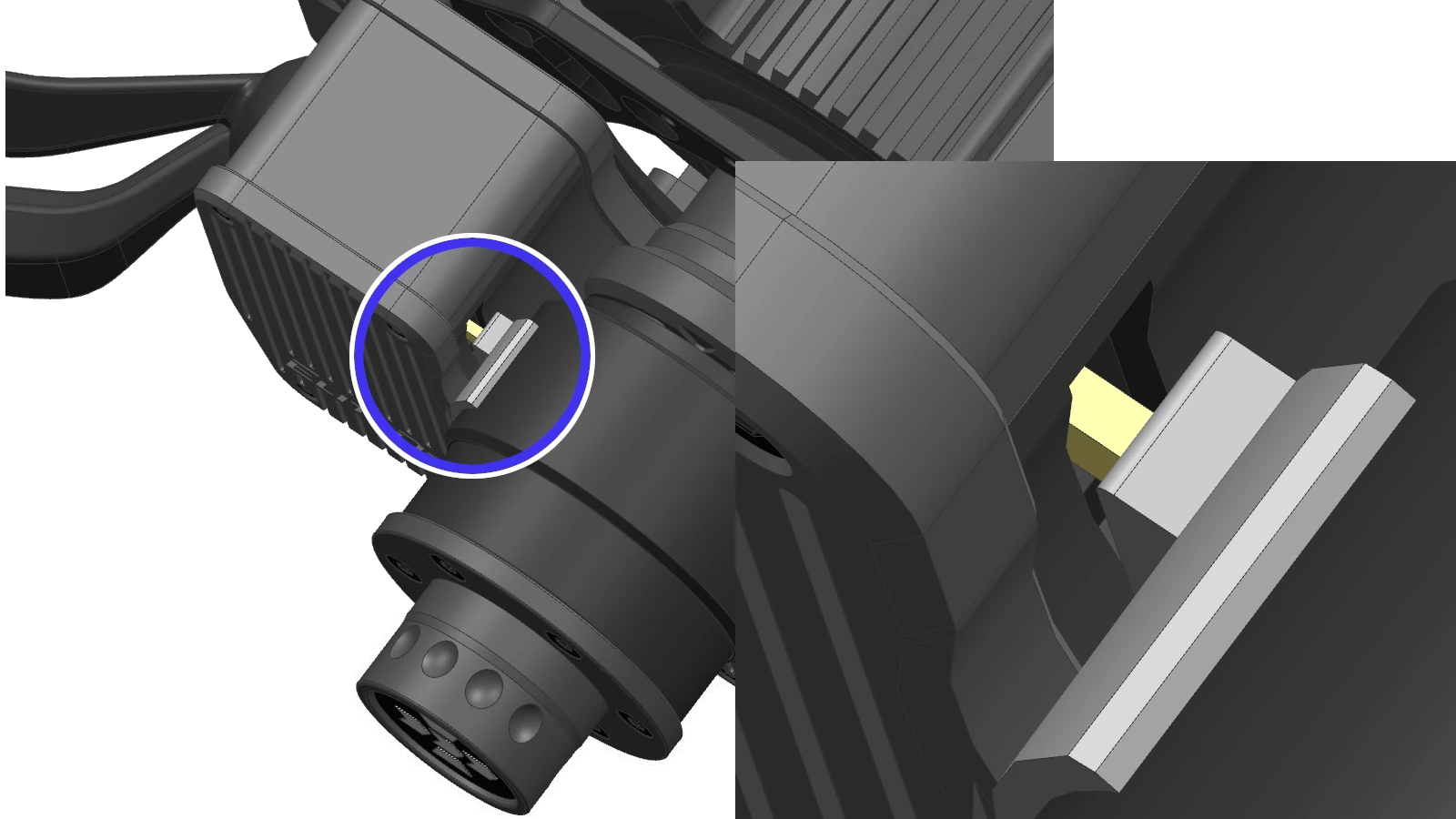 准备在套娃上贴上复位凸轴