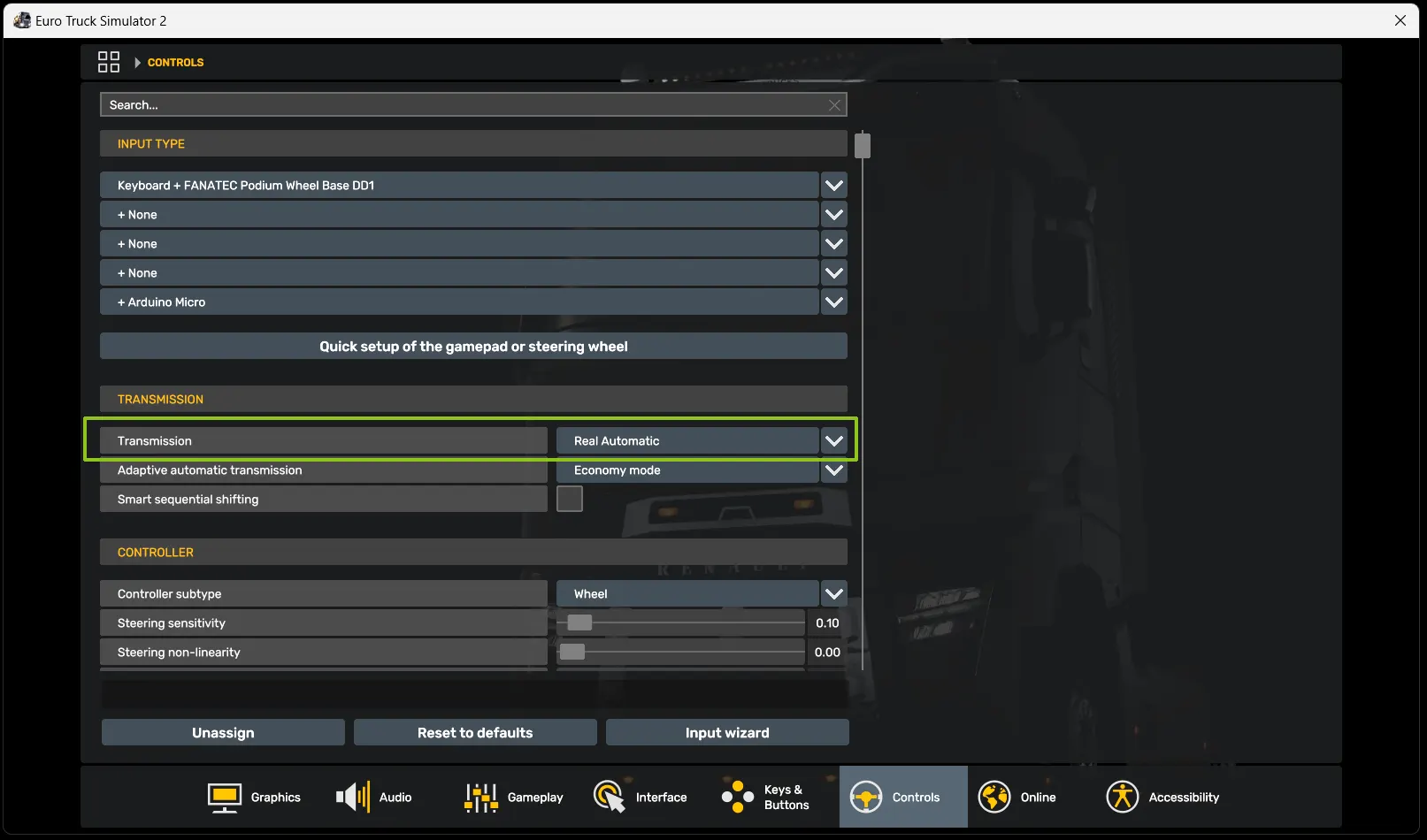 Game Settings