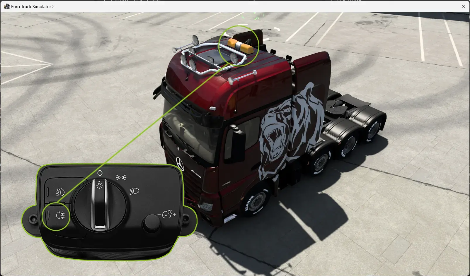 Rear Fog Button Function